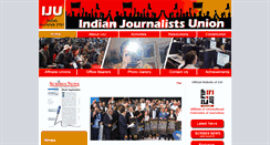 Desktop Screenshot of indianjournalistsunion.org